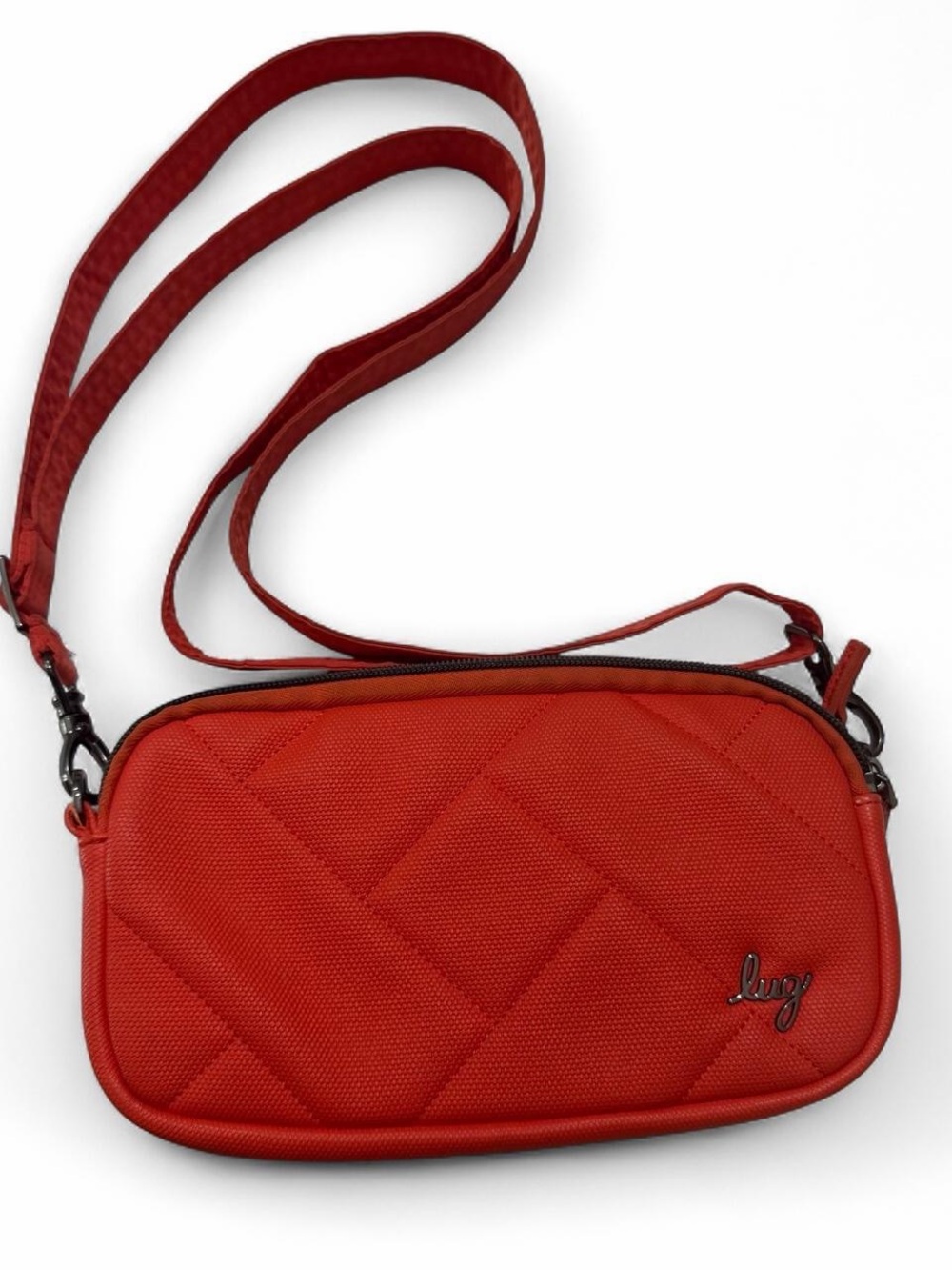Lug Red/Quilted Crossbody Bag